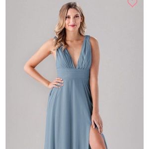 Kennedy Blue Slate Bridesmaid Dress